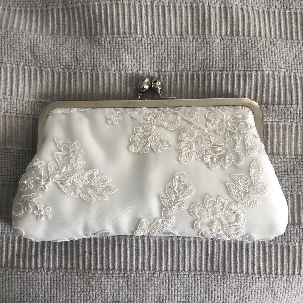 French Lace Bridal clutch